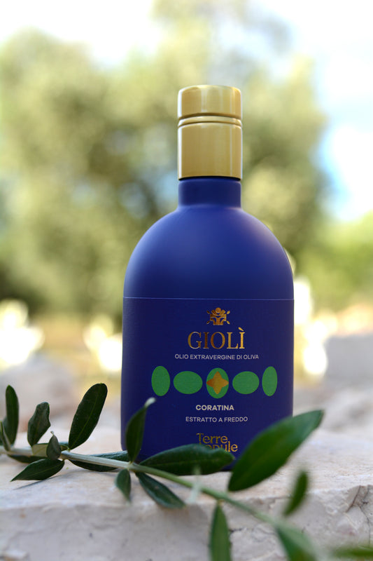 "Coratina" monocultivar extra virgin olive oil 100% organic (500 ml)