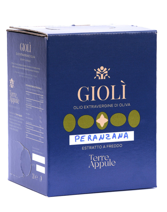 Bag-in-box 100% organic monocultivar extra virgin olive oil